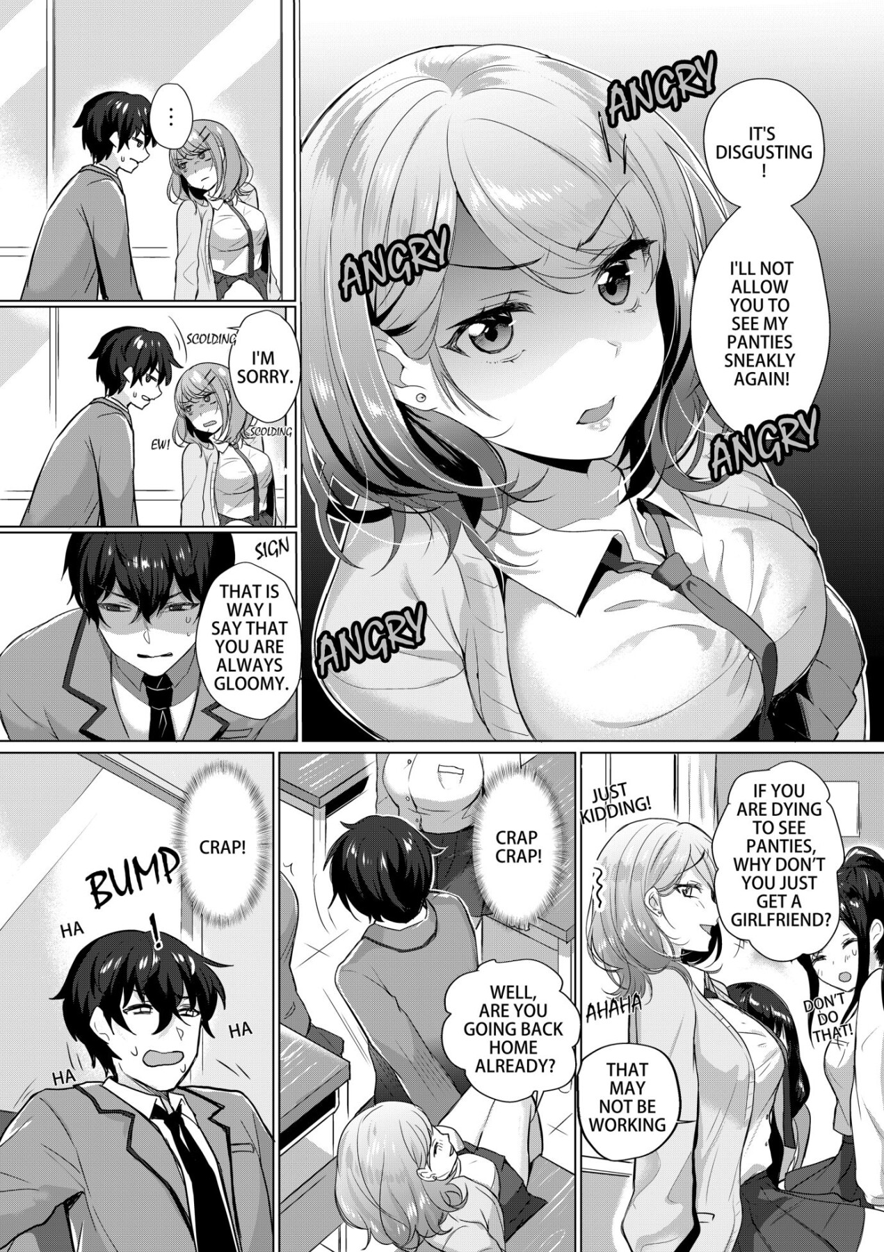 Hentai Manga Comic-Cum inside disobedient JK 1-Read-3